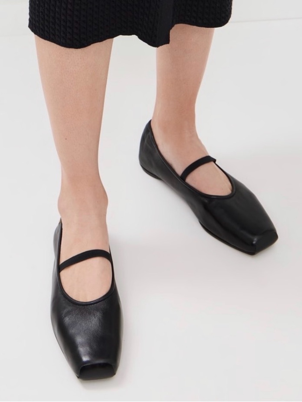 Tory Burch Mary Jane Ballet Flats with Square Toe